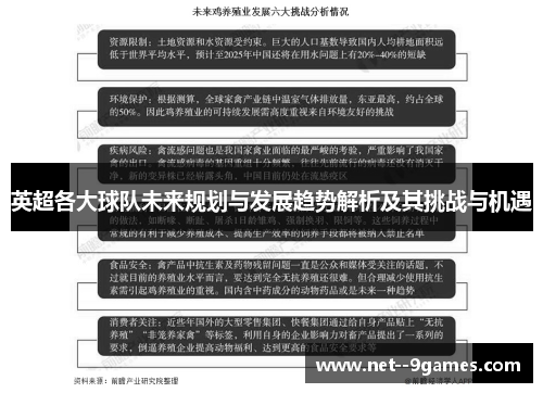 英超各大球队未来规划与发展趋势解析及其挑战与机遇