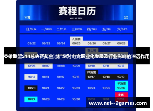 英雄联盟S14总决赛奖金池扩增对电竞职业化发展及行业影响的深远作用